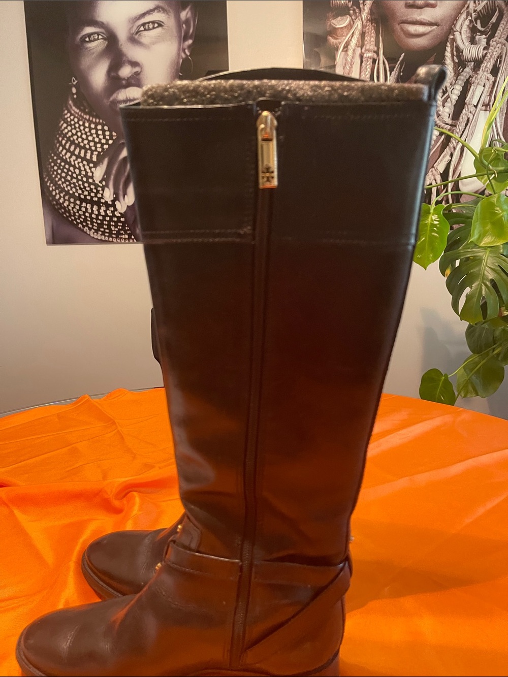 Tory Burch Round Toe Riding Boots - Picture 5 of 5
